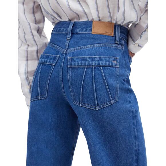 MADEWELL The Perfect Vintage Wide-Leg Jean Patch Pocket Edition 31 - Picture 5 of 9